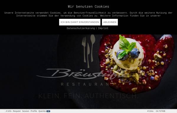 Vorschau von www.braeustueble.de, Gaststätte Bräustüble