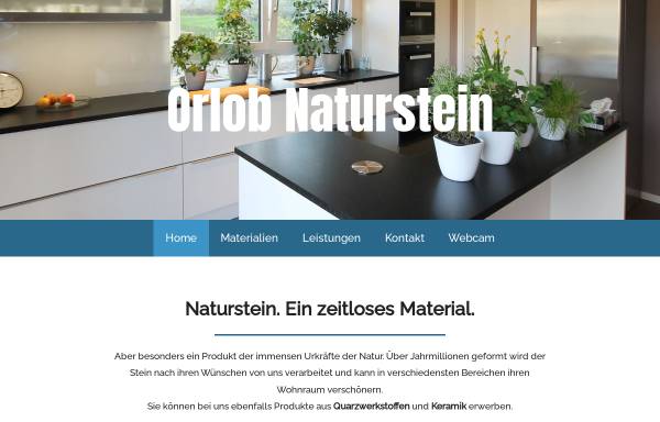 Vorschau von orlob-naturstein.de, Orlob Naturstein