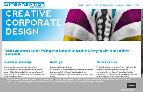 Vorschau von www.sinsansation.de, SinSanSation Graphics & Design