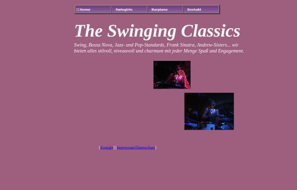 Vorschau von www.the-swinging-classics.de, The Swinging Classics
