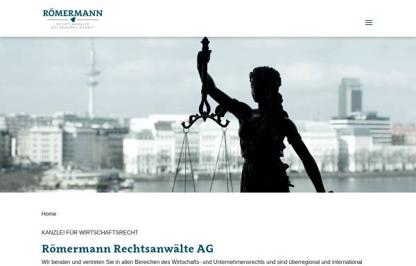 Vorschau von www.roemermann.com, Rechtsanwälte Römermann , Hannover