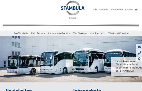 Vorschau von www.stambula.de, Hamburger Limousinenservice