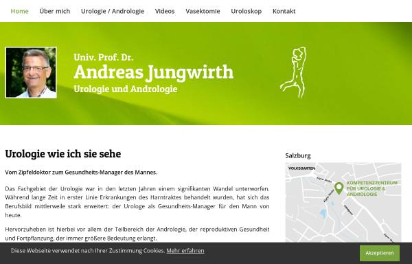 Vorschau von www.andrologie-jungwirth.at, Dr. Andreas Jungwirth