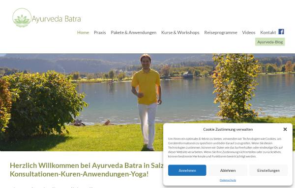 Vorschau von www.batra.at, Praxis Ayurveda Kundalini