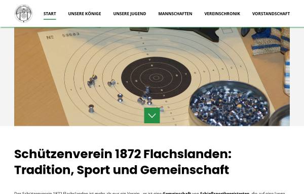 Vorschau von www.schuetzenverein-flachslanden.de, Schützenverein 1872 Flachslanden e.V.