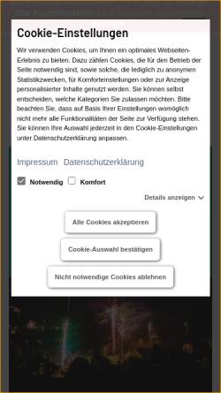 Vorschau der mobilen Webseite www.claussnitz.de, Gemeinde Claussnitz