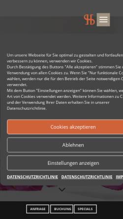 Vorschau der mobilen Webseite hotel-schempp.de, Hotel Schempp
