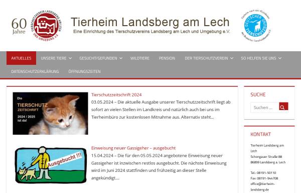 Tierheim und Tierschutzverein Landsberg