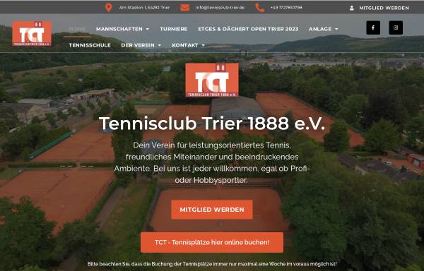 Vorschau von tennisclub-trier.de, TC Trier 1888 e.V.