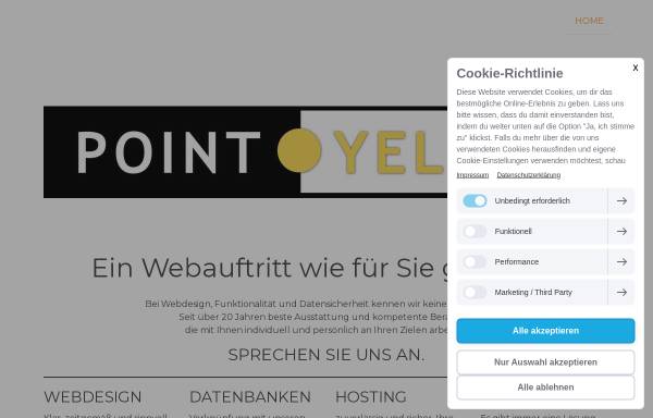 Vorschau von www.point-yellow.de, Point Yellow Mertash und Dippe GbR