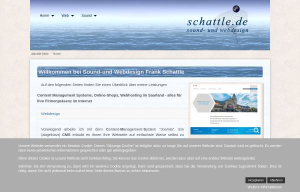 Vorschau von www.schattle.de, Webdesign Frank Schattle
