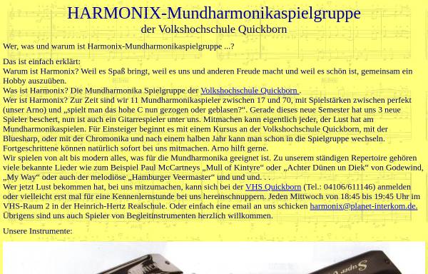 Vorschau von www.df8ljm.de, Harmonix-Mundharmonikaspielgruppe