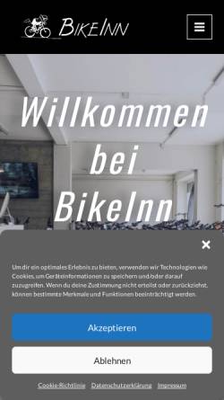 Vorschau der mobilen Webseite bikeinn.de, Bike-Inn