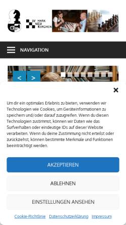 Vorschau der mobilen Webseite sv-markneukirchen.de, Schachverein Markneukirchen e.V.