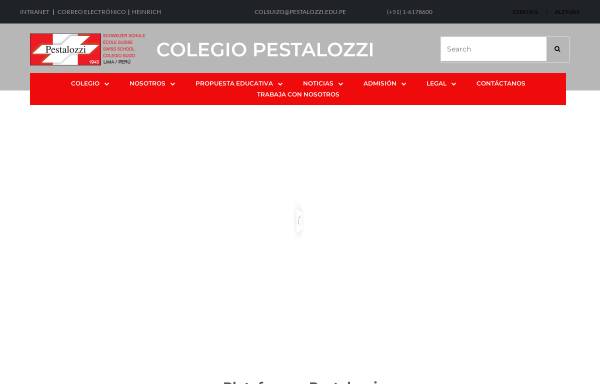 Vorschau von www.pestalozzi.edu.pe, Schweizerschule - Colegio Suizo Pestalozzi Lima