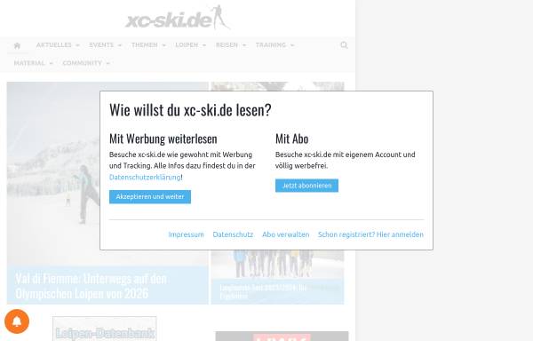 Vorschau von www.xc-ski.de, Xc-Ski
