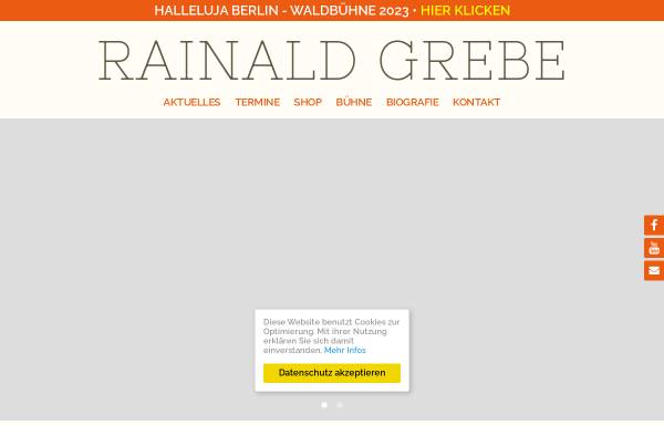 Vorschau von www.rainaldgrebe.de, Rainald Grebe