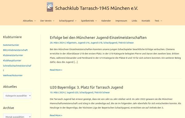 Vorschau von www.tarrasch-muenchen.de, Schachklub Tarrasch-1945 München e.V.