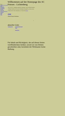 Vorschau der mobilen Webseite www.friesen-lichtenberg.de, SC Friesen Lichtenberg