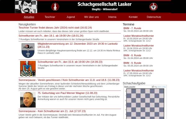 Schachgesellschaft Lasker Steglitz-Wilmersdorf