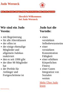 Vorschau der mobilen Webseite www.judo-werneck.de, TSV Werneck