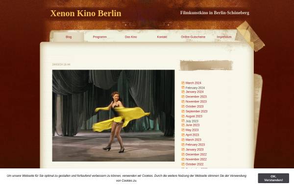 Vorschau von www.xenon-kino.de, Xenon Kino Berlin