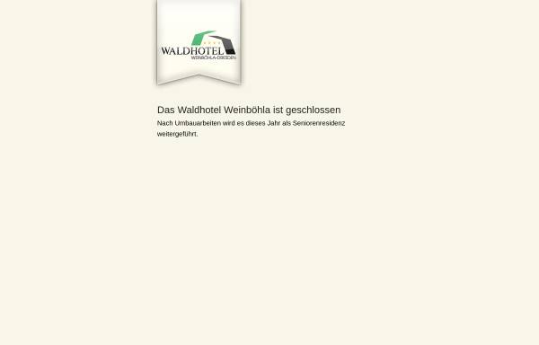 Vorschau von www.waldhotel-weinboehla.de, Wald- und Sporthotel Weinböhla