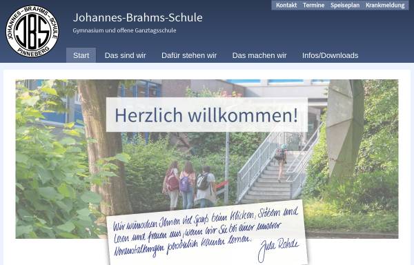 Vorschau von www.jbs-pinneberg.de, Johannes-Brahms-Schule