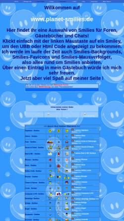 Vorschau der mobilen Webseite www.planet-smilies.de, Planet-Smilies.de
