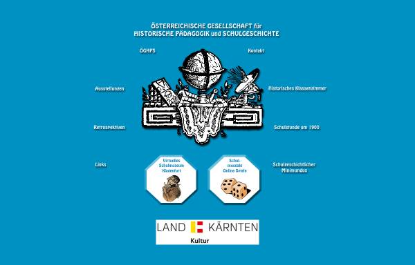 Österreichische Gesellschaft für Historische Pädagogik und Schulgeschichte