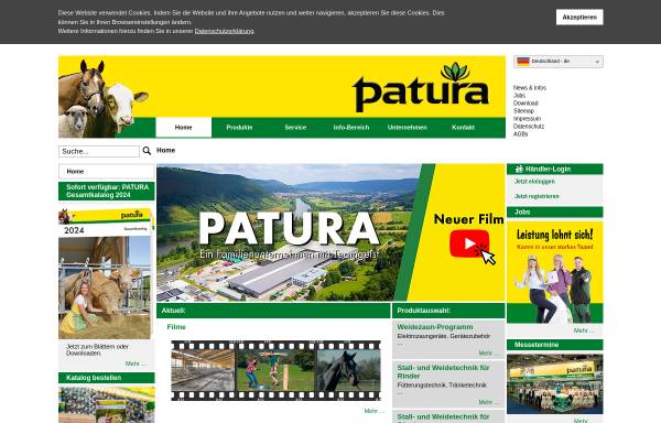Vorschau von www.patura.com, PATURA KG