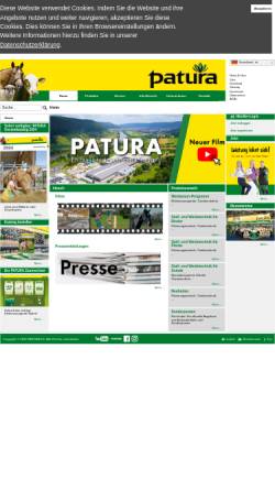 Vorschau der mobilen Webseite www.patura.com, PATURA KG
