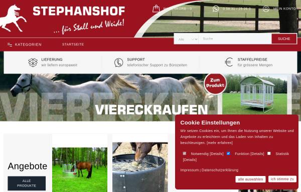Vorschau von www.stephanshof.de, Stephanshof GmbH