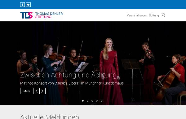 Vorschau von www.thomas-dehler-stiftung.de, Thomas Dehler Stiftung