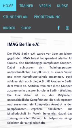 Vorschau der mobilen Webseite www.jkdberlin.de, IMAG e.V. & J.A.B. JKD Akademie Berlin