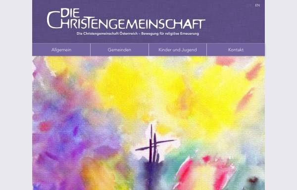 Vorschau von www.christengemeinschaft.at, Die Christengemeinschaft in Österreich