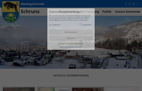 Vorschau von www.schruns.at, Schruns und Tschagguns im Montafon