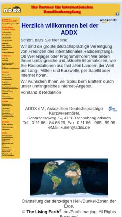 Vorschau der mobilen Webseite www.addx.de, ADDX-Diplomprogramm