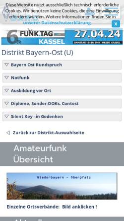Vorschau der mobilen Webseite www.darc.de, Bayern-Ost-Diplom
