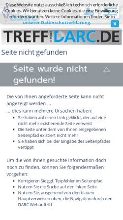 Vorschau der mobilen Webseite www.darc.de, Eitorfer Basalt-Diplom