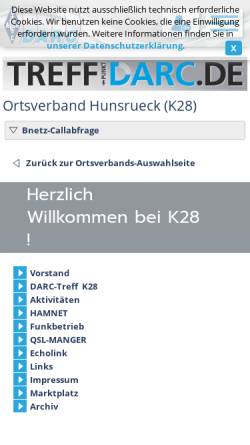 Vorschau der mobilen Webseite www.darc.de, Frischlingstrophy