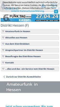 Vorschau der mobilen Webseite www.darc.de, 60 Jahre Hessen