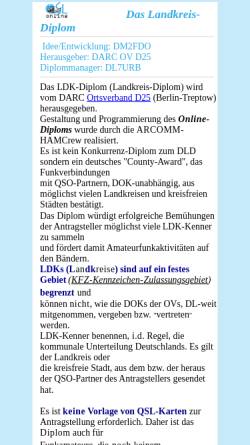 Vorschau der mobilen Webseite www.qslonline.de, LDK-Diplom