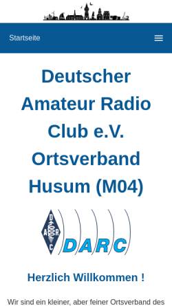Vorschau der mobilen Webseite www.darc-husum.de, Nordfriesland-Diplom (NF-Diplom)