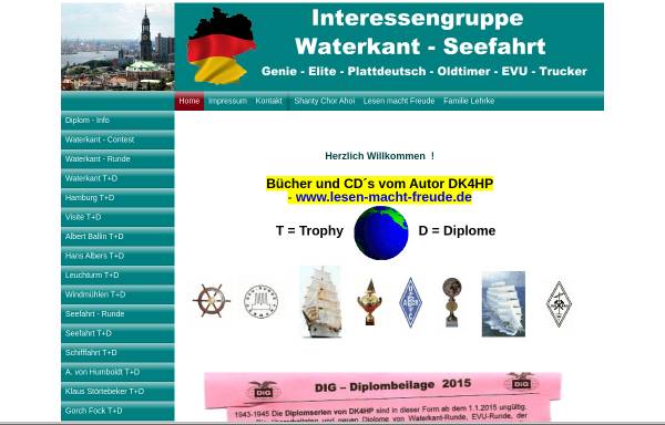 Vorschau von www.waterkante.de, Waterkant-Diplome von DL0HEW