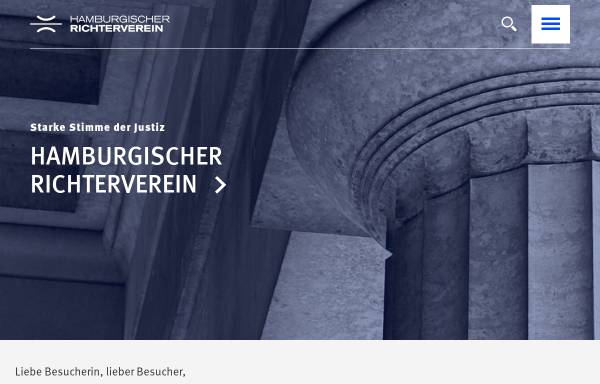 Vorschau von www.richterverein.de, Hamburgischer Richterverein