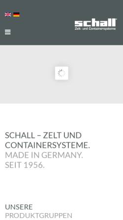 Vorschau der mobilen Webseite www.mschall.de, Schutzanlagen