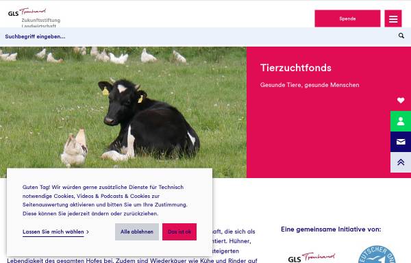 Vorschau von www.tierzuchtfonds.de, Tierzuchtfonds