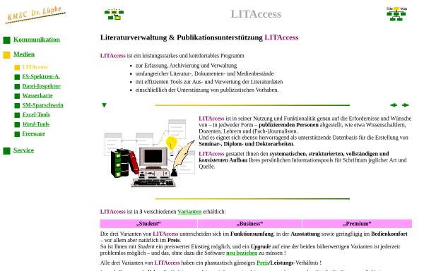 Vorschau von dr-luepke.de, LITAccess 2000