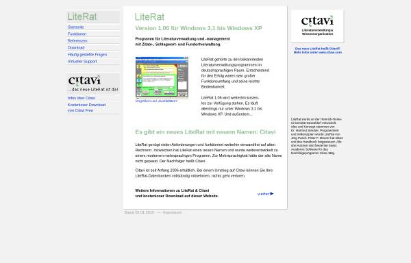 Vorschau von www.literat.net, LiteRat